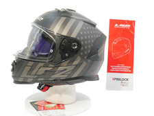 Capacete de motocicleta LS2 Helmets Assault bandeira preto/cinza tamanho pequeno - 800-1212 comprar usado  Enviando para Brazil