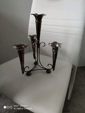 Vase steckvase versilbert gebraucht kaufen  Ahrensburg
