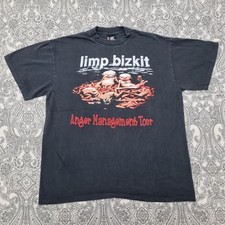 Camiseta Vintage Limp Bizkit Tamanho XL Anger Management Tour Eminem Papa Roach  comprar usado  Enviando para Brazil
