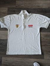 Camisa Ferrari ORIGINAL 1980s - TEAM FERRARI - G. Berger - Vintage - F1 - Polo comprar usado  Enviando para Brazil
