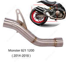 Tubo de ligação média 51 mm ponta de escape motocicleta Ducati Monster 821 1200 2014-2018 comprar usado  Enviando para Brazil