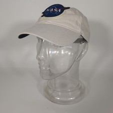 Boné de beisebol vermelho canoa NASA – branco ajustável com patch da NASA e bandeira dos EUA comprar usado  Enviando para Brazil