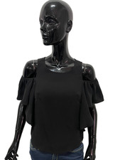 Blusa Donna Guess Nera Taglia S Elegante Spalle Scoperte Volant Chic comprar usado Blusa Donna Guess Nera Taglia S Elegante Spalle Scoperte Volant Chic comprar usado  Enviando para Brazil