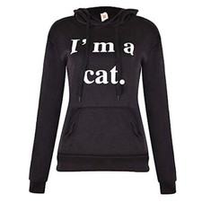 Felpa donna gatto usato  Italia