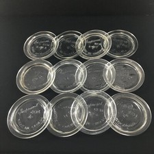 Lote de 12 inserções de tampa de frasco de vidro transparente gema melhorada estilo anel de borracha vintage comprar usado  Enviando para Brazil