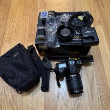 Kit de câmera digital SLR Nikon D7100 24.1MP com lente AF-S DX G ED VR 18-105mm EXC+ comprar usado  Enviando para Brazil