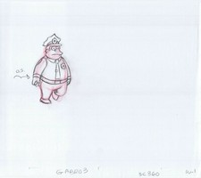 Lápis Simpsons Wiggum 2005 produção arte animação original GABF03 SC-360 W-1 comprar usado  Enviando para Brazil
