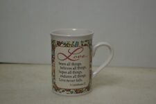 Usado, Caneca de café vintage Bay Island 1 Corinthians 13 Love comprar usado  Enviando para Brazil