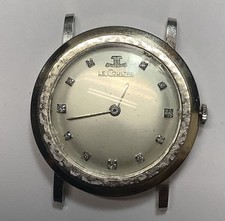 Vintage Le Coultre 14k WG Mostrador Diamante 17j K818 Relógio de Corrida Manual comprar usado  Enviando para Brazil