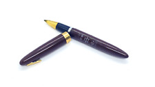 CANETA ESFEROGRÁFICA VINTAGE SHEAFFER LADY STRATO 700 MARROM ÂMBAR QUEIMADO EUA comprar usado  Enviando para Brazil