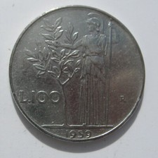 Repubblica italiana 100 usato  Tufara