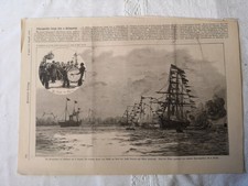 Używany, RK/IZ 1889 Druk gazet 163 Anglia Spithead Jacht Victoria na sprzedaż  Wysyłka do Poland