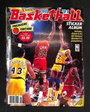 1990-91 NBA Basquete Panini Álbum Completo Selado Michael Jordan Magic comprar usado  Enviando para Brazil