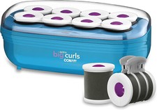 Conair Infiniti Pro 8 rolos flocados jumbo mega volume e ondas, caixa aberta não usada, usado comprar usado  Enviando para Brazil