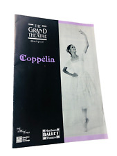 Theatre programme coppelia for sale  BLACKPOOL