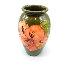 Moorcroft vase hibiscus for sale  MIRFIELD