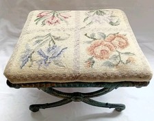Vintage footstool tapestry for sale  RETFORD