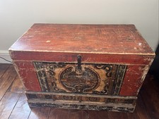 Antique painted wooden for sale  CARDIFF