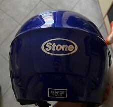 Casco moto blu usato  Tagliacozzo