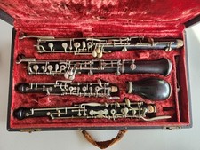 Oboé de madeira/chifre inglês antigo fino vintage CABART A PARIS com estojo e extras, usado comprar usado  Enviando para Brazil