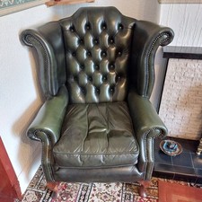 Vintage chesterfield chair for sale  ABERTILLERY