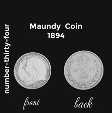 Maundy coin. queen for sale  CARTERTON
