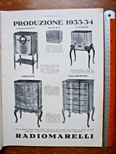 Pubblicità 1933 radio usato  Russi