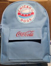 Mochila azul bebê Chicago Dogs Minor League beisebol, Coca-Cola, usada. comprar usado  Enviando para Brazil