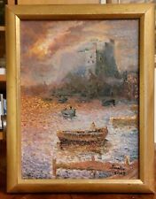 Dipinto olio scuola usato  Napoli