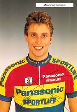 carte postale cyclisme cycliste  : MAURIZIO FONDRIEST comprar usado  Enviando para Brazil