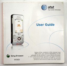 Sony Ericsson W580i preto e laranja, manual do usuário 2007 comprar usado  Enviando para Brazil