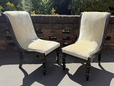 Pair victorian ebonised for sale Pair victorian ebonised for sale  HALSTEAD