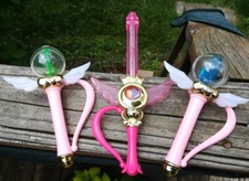 Conjunto de bonecos Sailor Moon - Varinhas Gashapon SuperS e brinquedos cosplay mira Kaleidomoon comprar usado  Enviando para Brazil