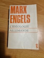Marx engels idéologie d'occasion  Le Teil