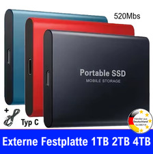 Externe Festplatte Hochgeschwindigkeit 1 TB 2TB 4TB Tragbare SSD Typ-C-Schnitt comprar usado  Enviando para Brazil