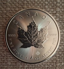 Silbermünze maple leaf gebraucht kaufen  Hamburg