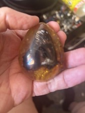 Resin amber butterfly for sale  POOLE