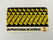 calendário de bolso cartão vintage 1988 lubrificantes shell rimula x óleo diesel #3217 comprar usado  Enviando para Brazil