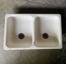 Pia de cozinha dupla Lippert RV, plástico branco, 25"X17"X6.6" comprar usado Pia de cozinha dupla Lippert RV, plástico branco, 25"X17"X6.6" comprar usado  Enviando para Brazil