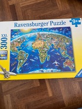 Puzzle ravensberger mappemonde d'occasion  Versailles