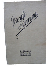 Scientific instruments catalog for sale  LONDON