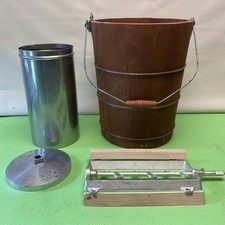 Peças vintage de máquina de sorvete White Mountain 6 quartos tampa de vasilha pá comprar usado  Enviando para Brazil