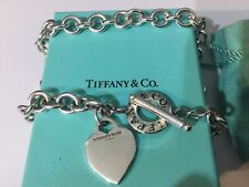 Tiffany plain heart for sale  SOUTHEND-ON-SEA