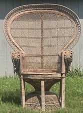 Vintage boho wicker for sale  East Bethany