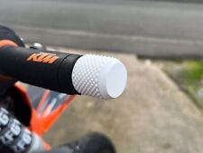 Lenkerenden / Bar Ends Universal für Motorrad (Enduro / Supermoto) | WEISS, usado comprar usado  Enviando para Brazil
