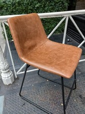 Vint.leather suede barstool for sale  Brooklyn
