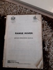 Range rover repair for sale  WEDNESBURY