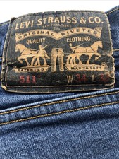 Levi 511 w34 for sale  SALISBURY