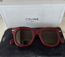 Óculos de sol CELINE armação Borgonha Gradiente Catherine CL41079/S, com estojo, caixa, pano comprar usado  Enviando para Brazil