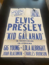 Usado, Pôster original de filme de uma folha Elvis Presley Kid Galahad 27 x 41 RARO comprar usado  Enviando para Brazil